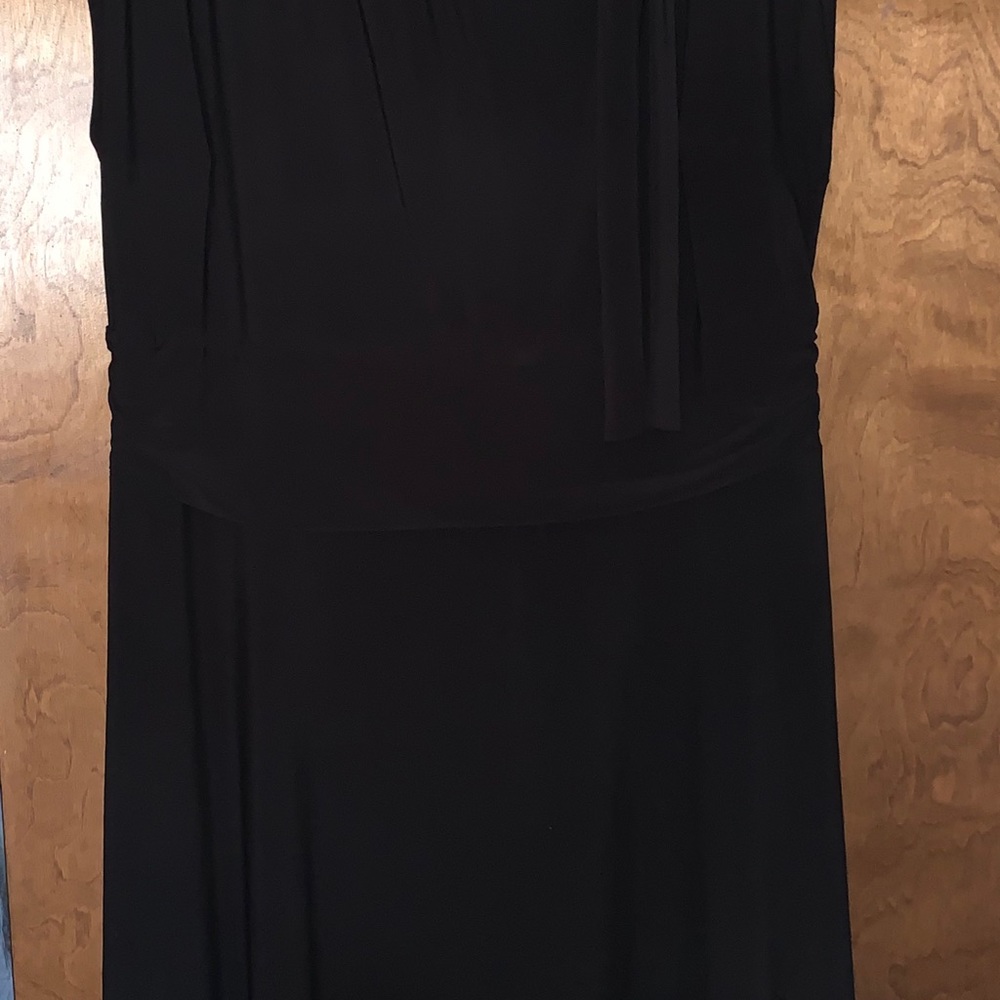 Love Squared plus size Tie neck A Line dress